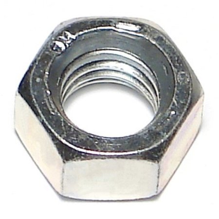 Midwest Fastener Hex Nut, 1/2"-13, Steel, Grade 5, Zinc Plated, 50 PK 06818